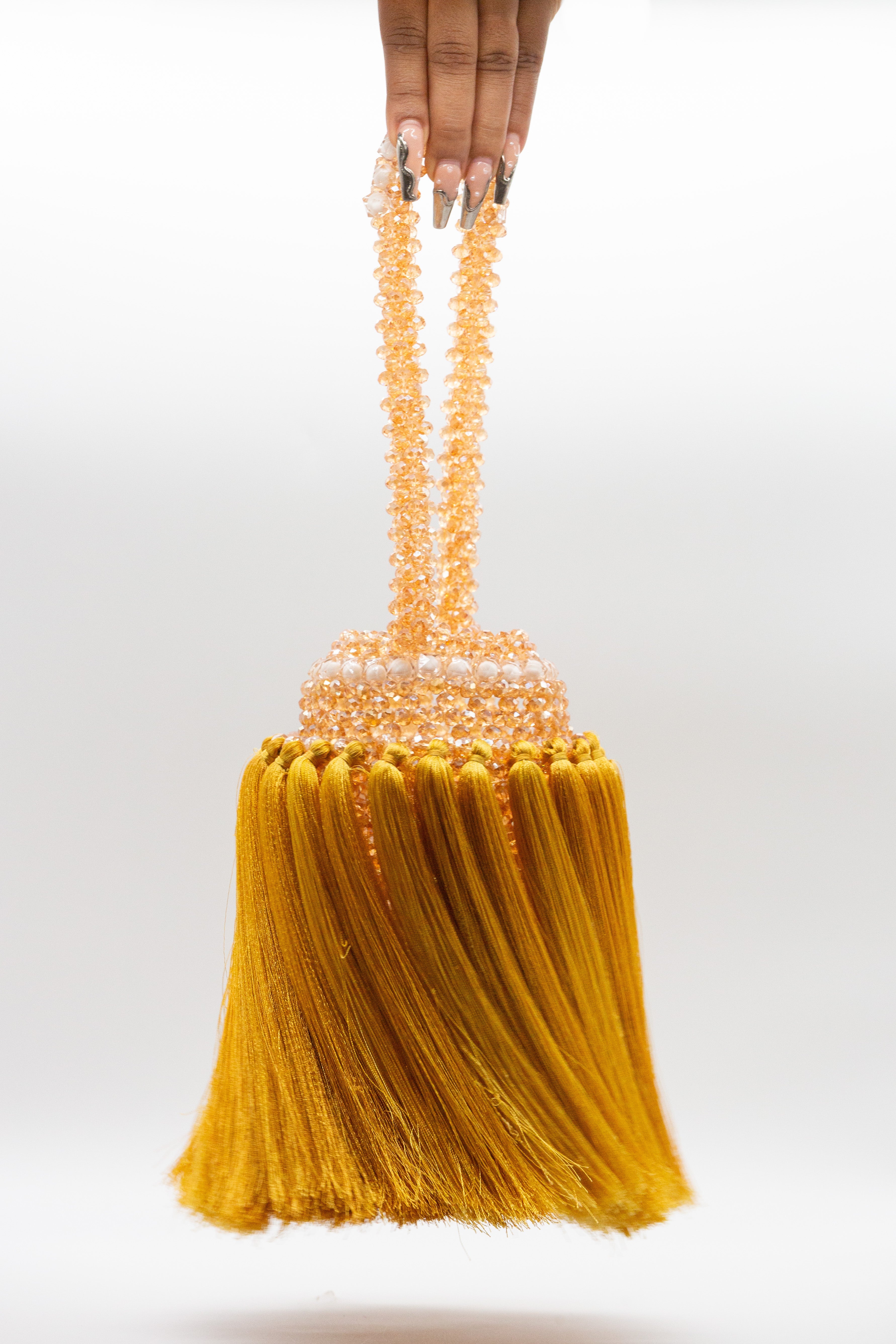 GC Bling Baby Bag with Fringe- Gold