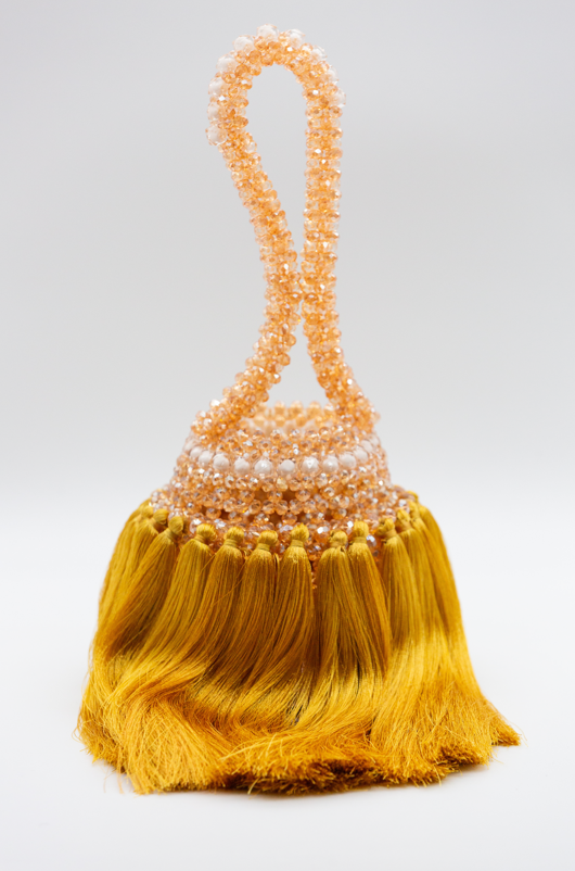 GC Bling Baby Bag with Fringe- Gold