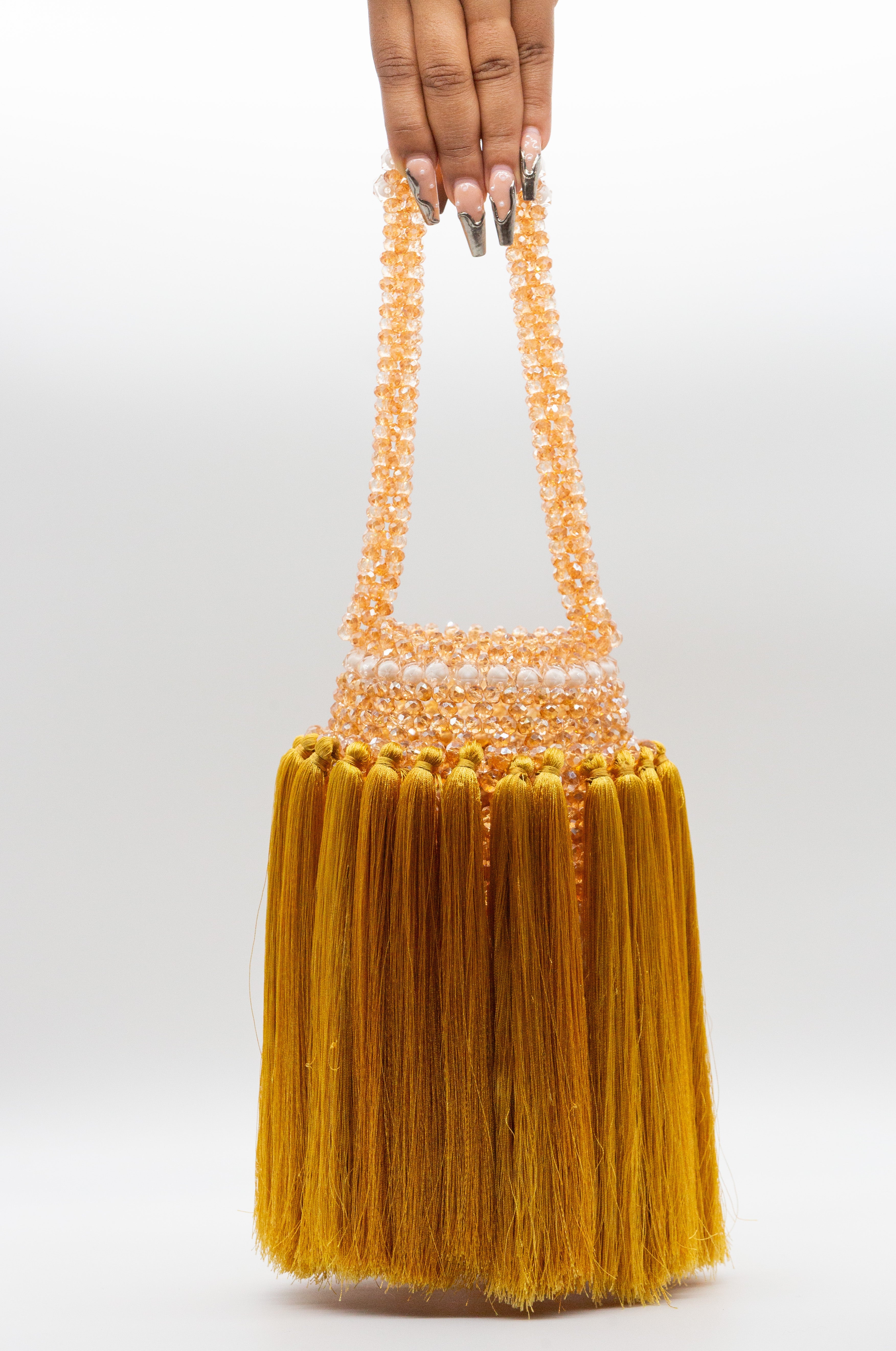 GC Bling Baby Bag with Fringe- Gold